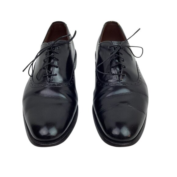 Allen Edmonds Danbury Leather Oxford Dress Shoes Mens 9D Black - Picture 2 of 12